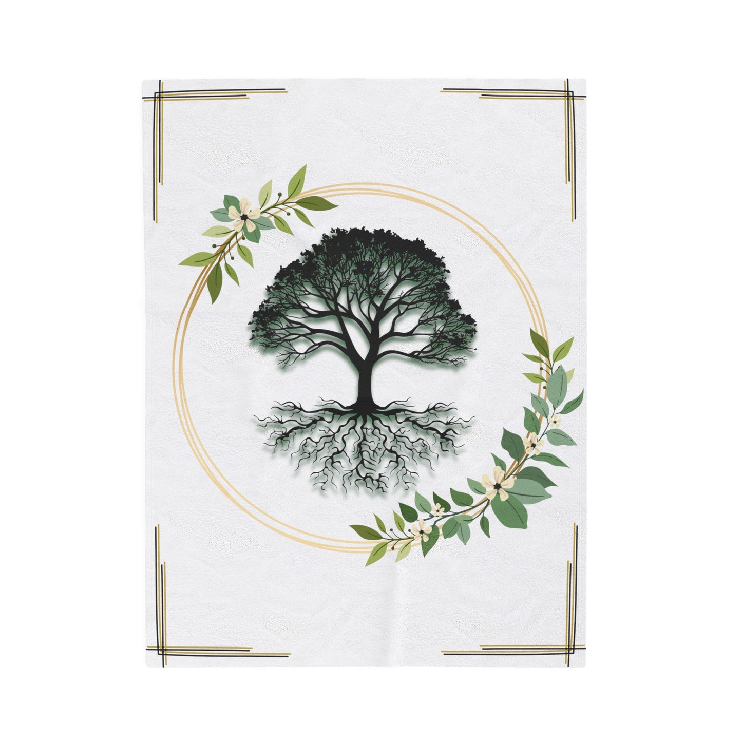 Tree of Life Plush Blanket