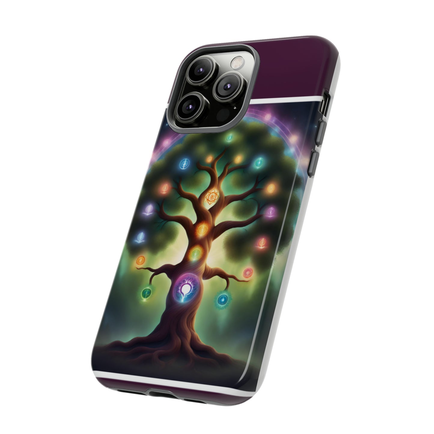 Magenta Purple Tree Tough Case