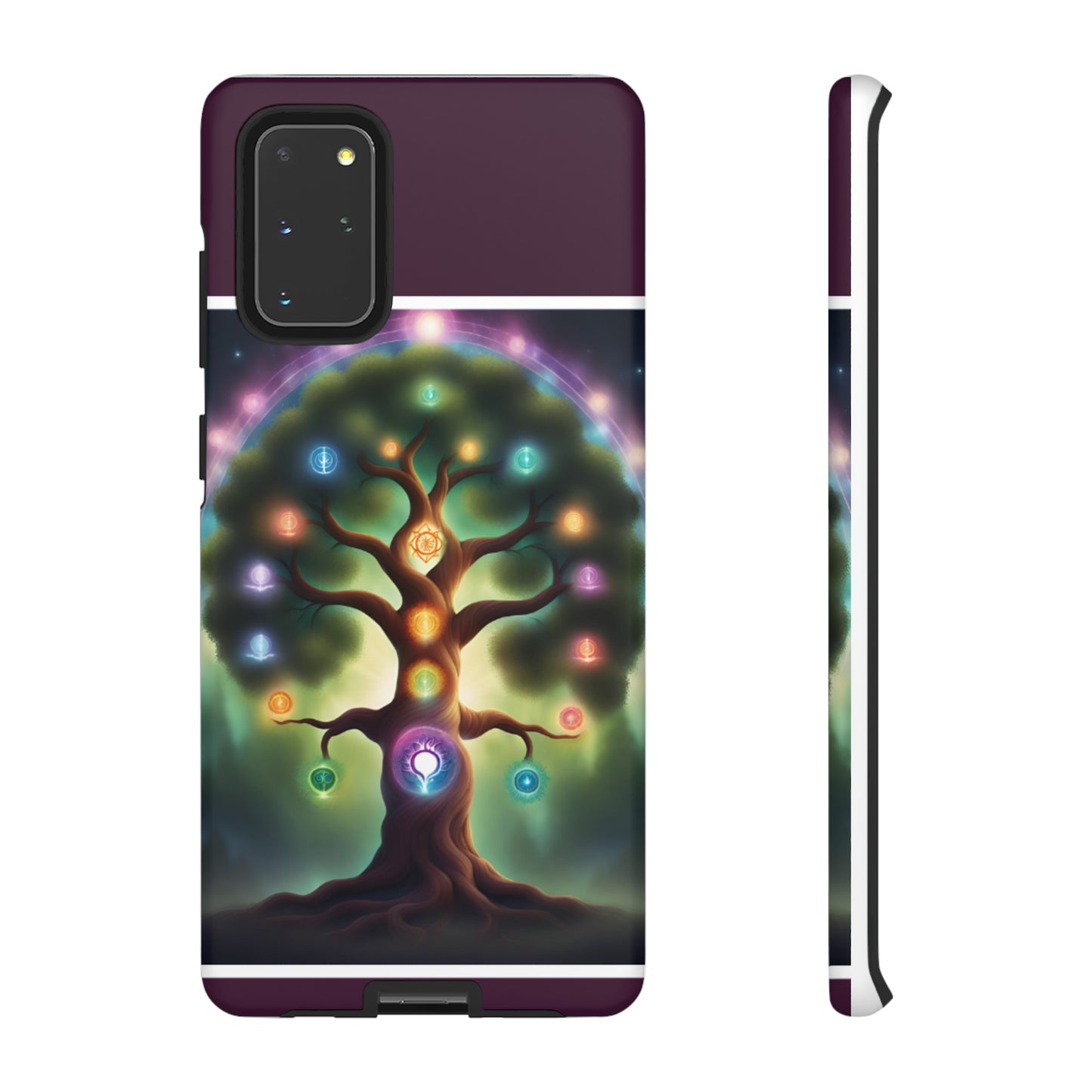 Magenta Purple Tree Tough Case