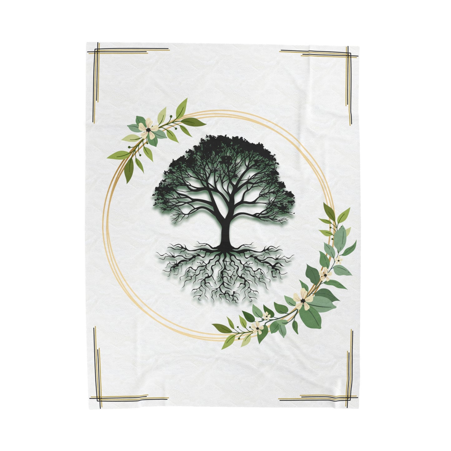 Tree of Life Plush Blanket