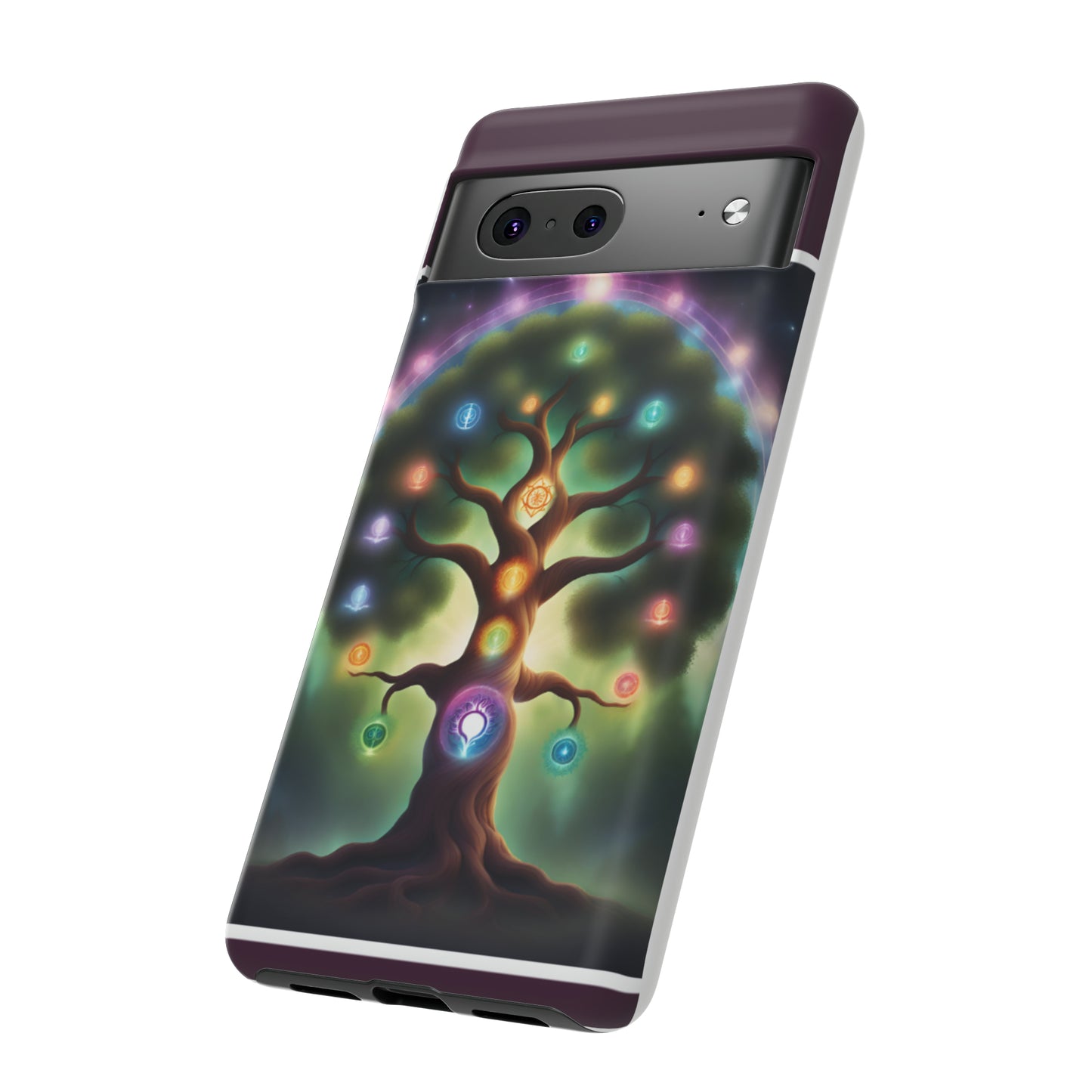 Magenta Purple Tree Tough Case