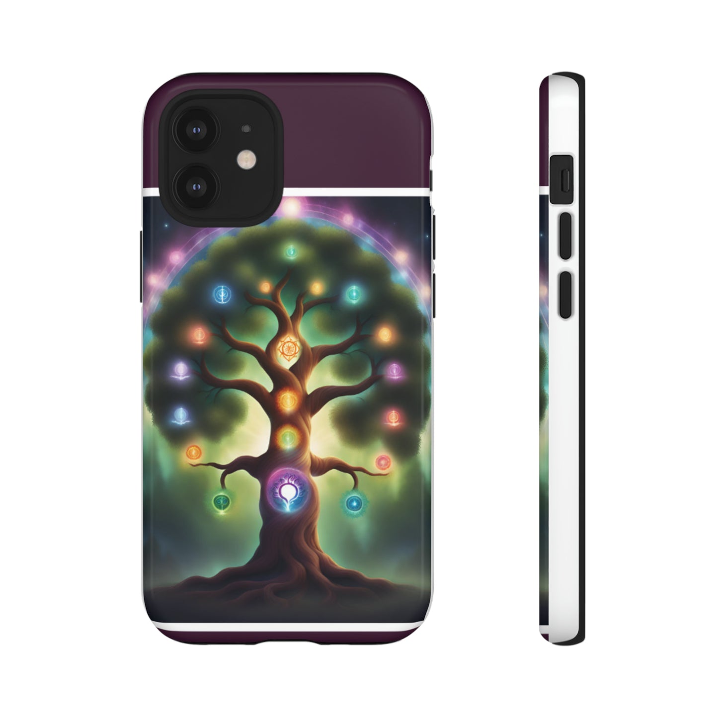 Magenta Purple Tree Tough Case