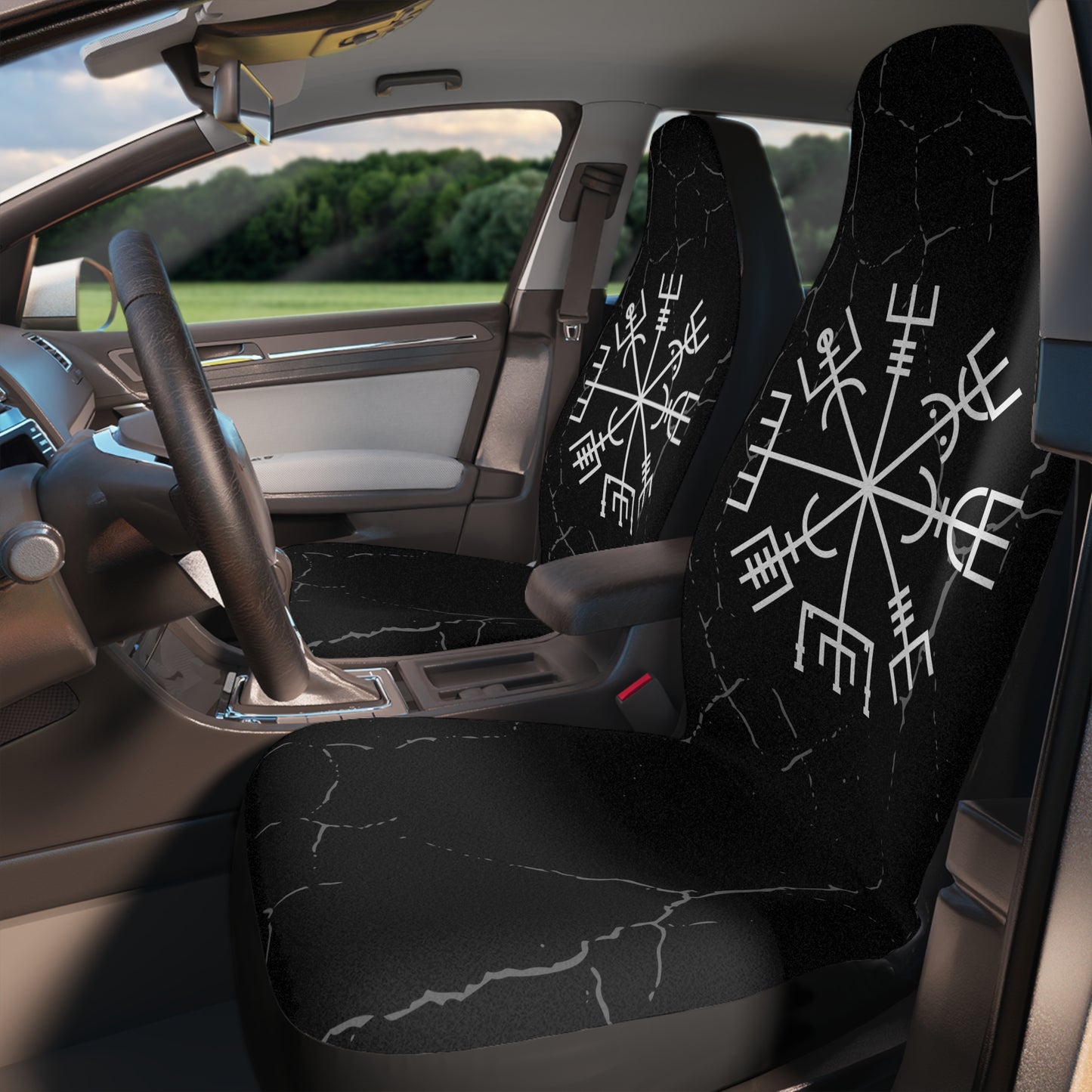 Viking Compass Car Seat Covers