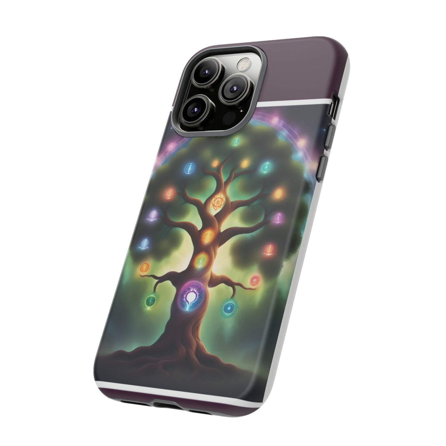 Magenta Purple Tree Tough Case