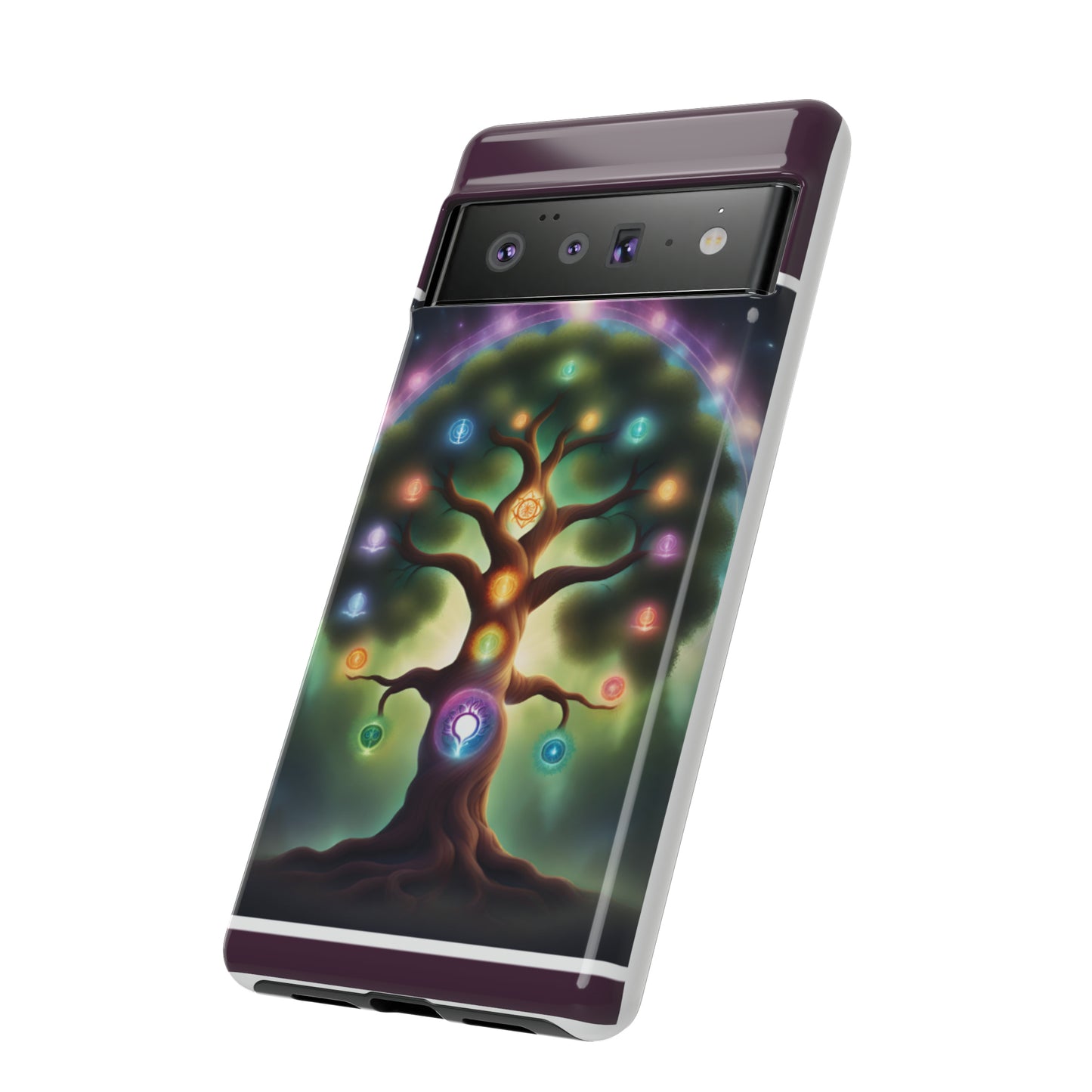 Magenta Purple Tree Tough Case