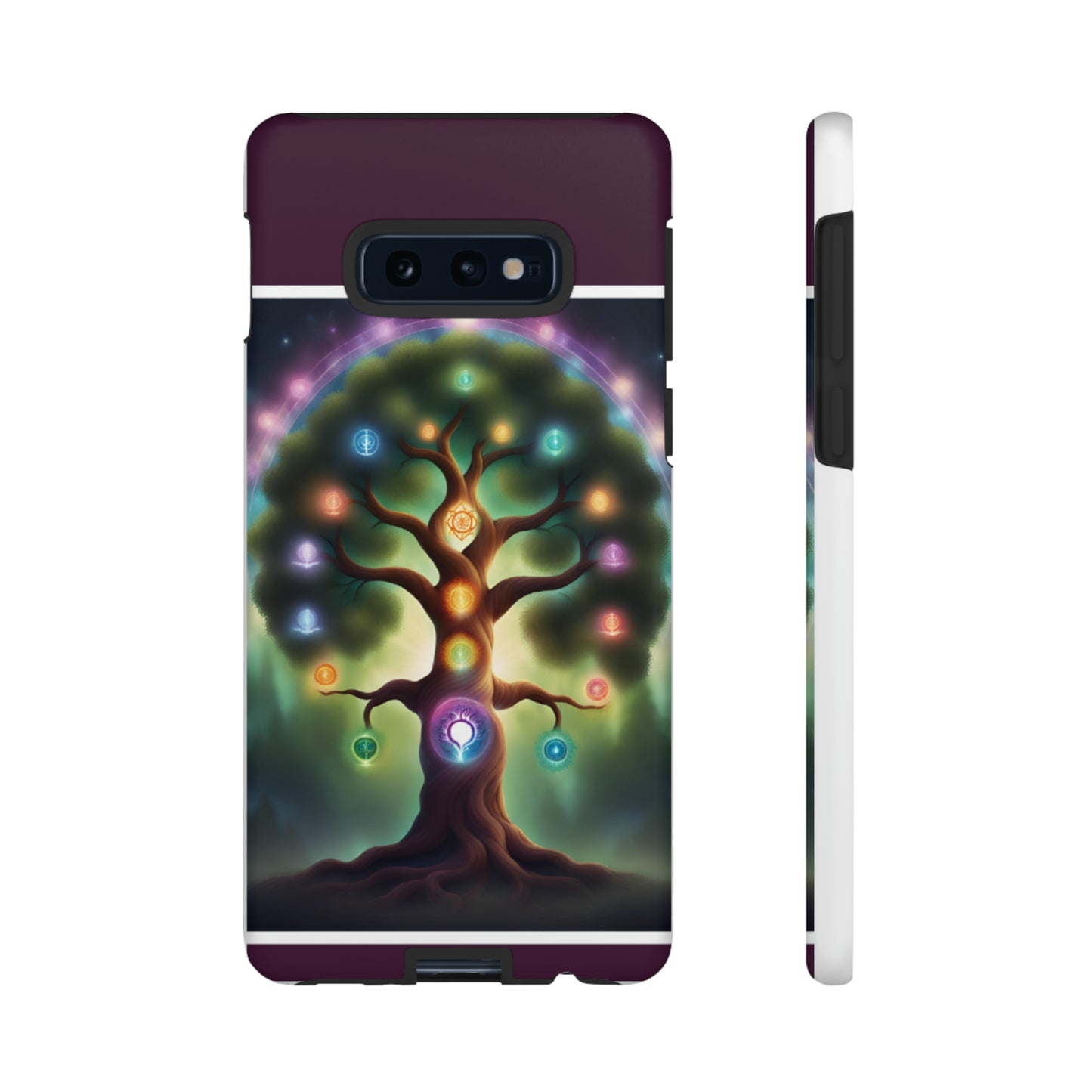 Magenta Purple Tree Tough Case