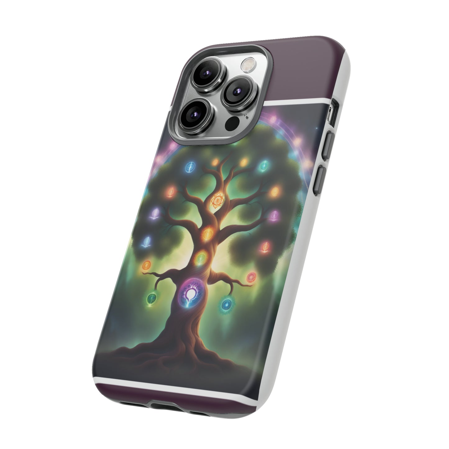 Magenta Purple Tree Tough Case