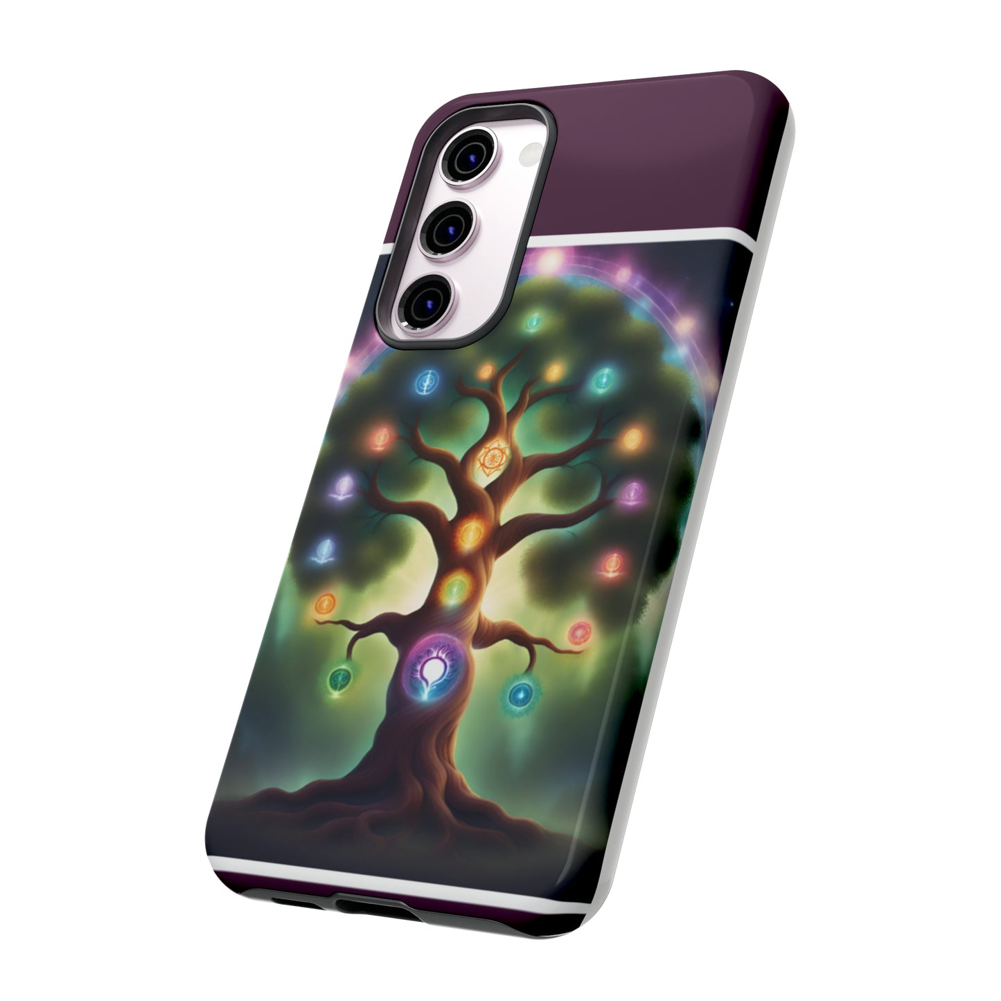 Magenta Purple Tree Tough Case