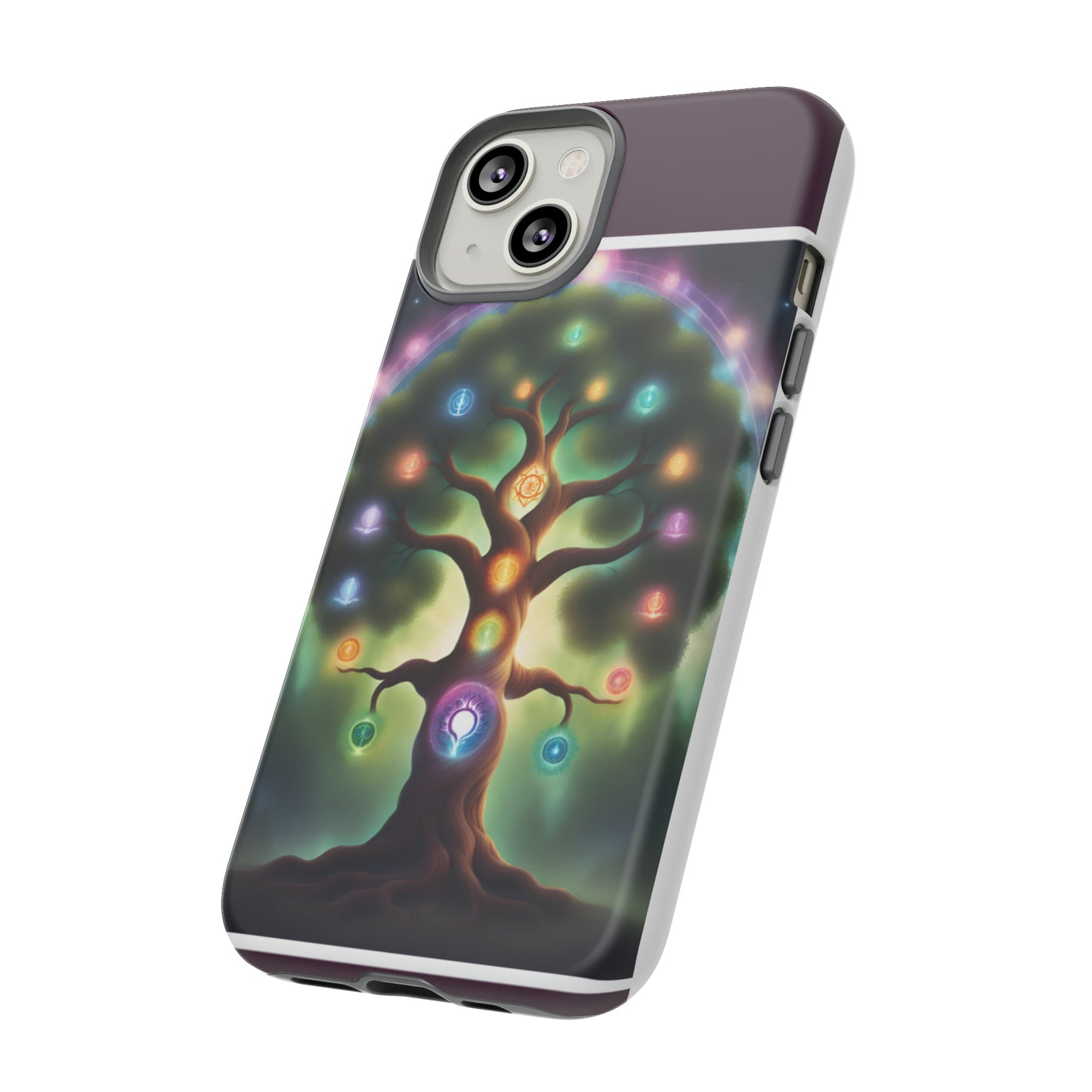 Magenta Purple Tree Tough Case