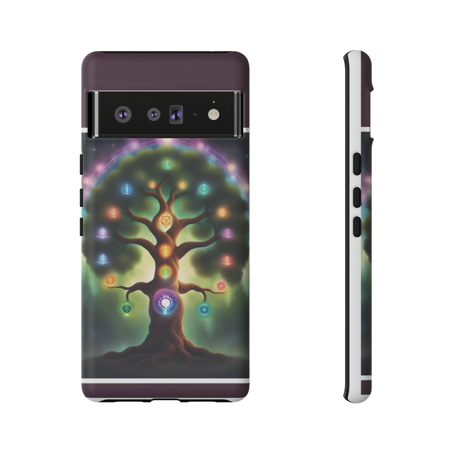 Magenta Purple Tree Tough Case